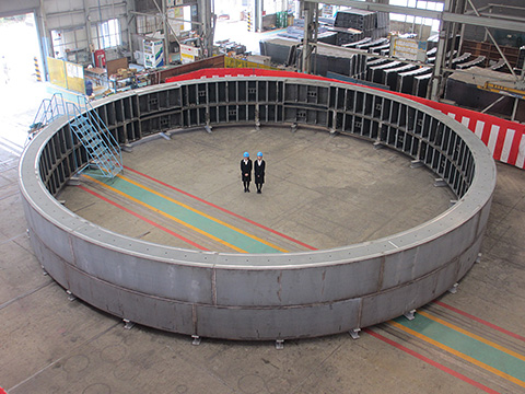 Special Steel Shell Segment with a Large Diameter
